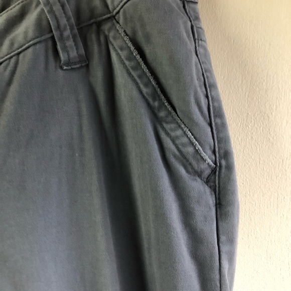 Caslon Retro Khaki Pants Style Wide Leg Mid Rise Casual Pants Gray Size 2 - Picture 9 of 16